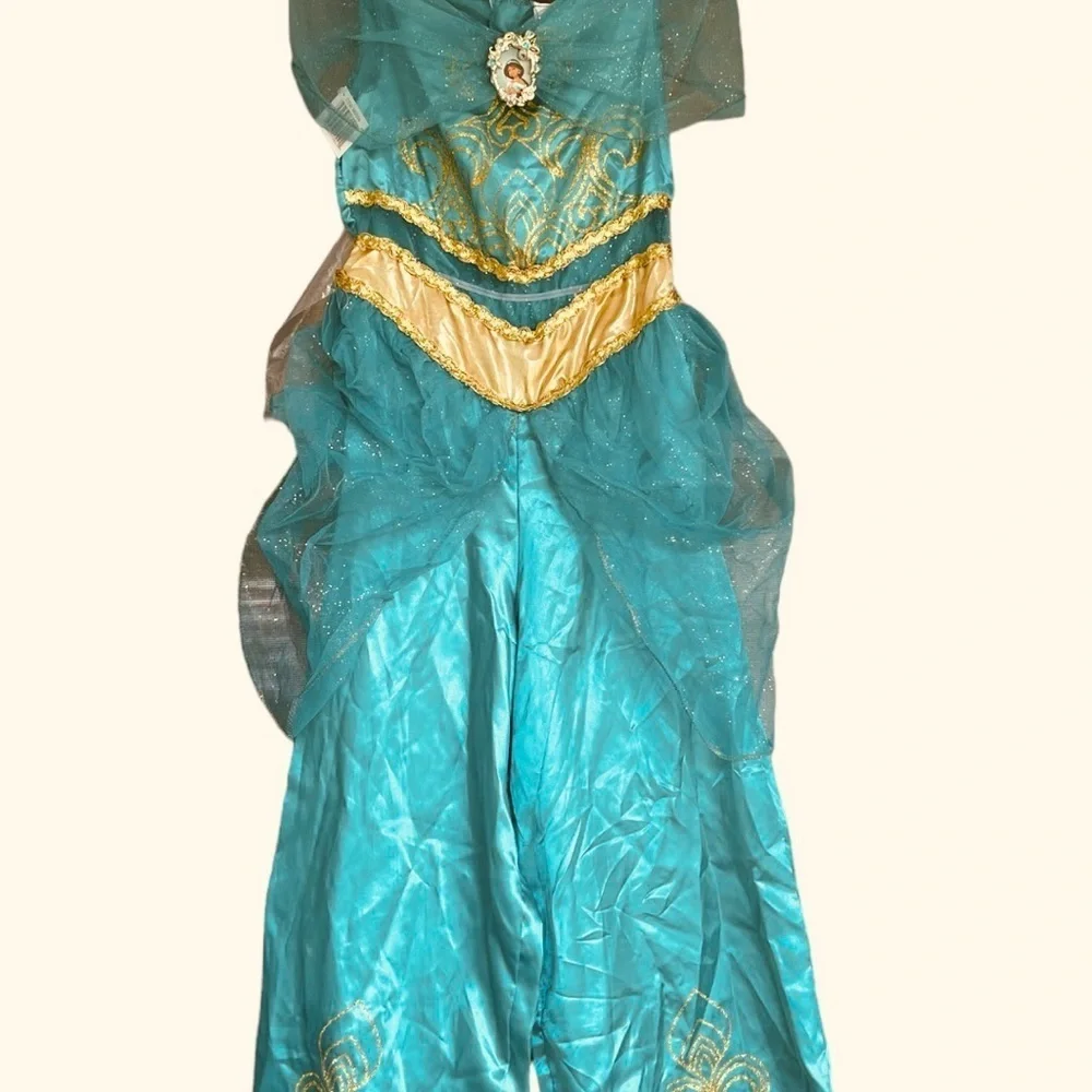 Disney Princess Jasmine From Aladdin Girls Deluxe Costume